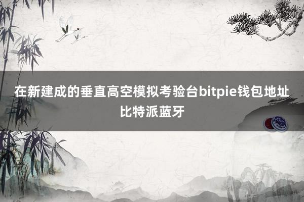 在新建成的垂直高空模拟考验台bitpie钱包地址比特派蓝牙