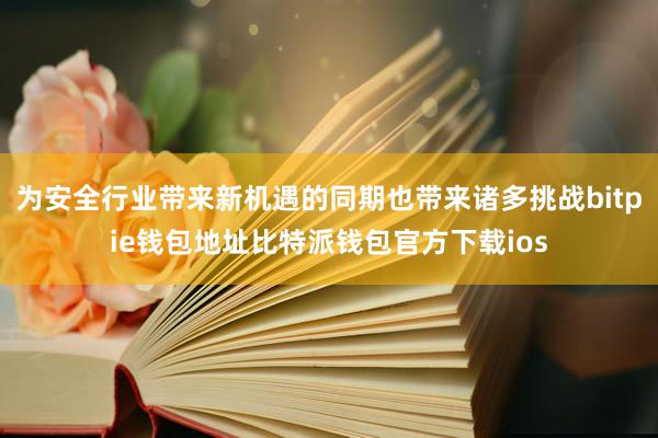 为安全行业带来新机遇的同期也带来诸多挑战bitpie钱包地址比特派钱包官方下载ios