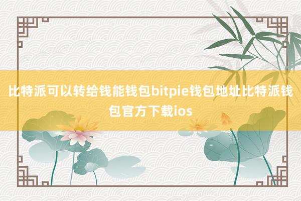 比特派可以转给钱能钱包bitpie钱包地址比特派钱包官方下载ios