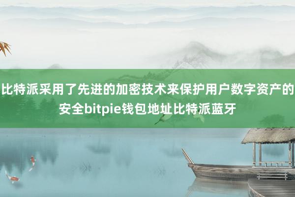 比特派采用了先进的加密技术来保护用户数字资产的安全bitpie钱包地址比特派蓝牙