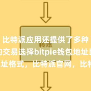 比特派应用还提供了多种货币对的交易选择bitpie钱包地址比特派地址格式，比特派官网，比特派钱包，比特派下载