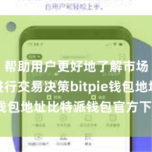 帮助用户更好地了解市场走势和进行交易决策bitpie钱包地址比特派钱包官方下载ios