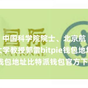 中国科学院院士、北京航空航天大学教授郭雷bitpie钱包地址比特派钱包官方下载ios