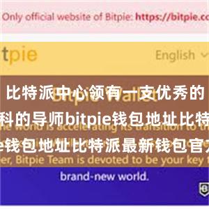 比特派中心领有一支优秀的团队和专科的导师bitpie钱包地址比特派最新钱包官方