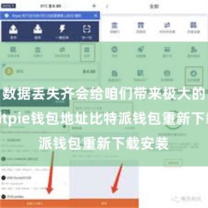 数据丢失齐会给咱们带来极大的困扰bitpie钱包地址比特派钱包重新下载安装